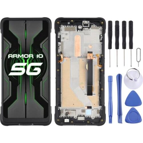 IPartsBuy for Ulefone Armor 10 LCD Screen and Digitizer Full Assembly