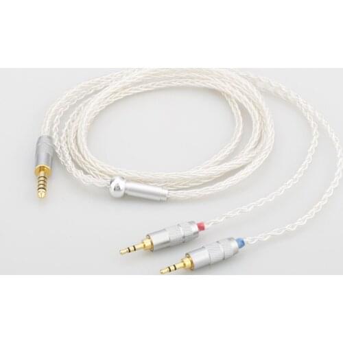 Cable with 4.4mm Balanced Male to Dual 2.5mm Male Compatible with Hifiman HE400S, HE-400I, HE-400i （Dual 2.5mm Version, HE560