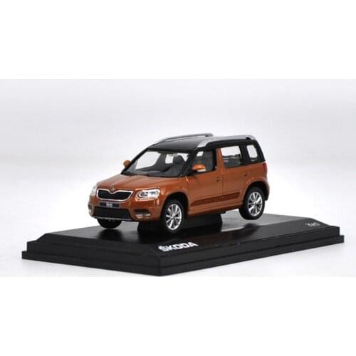 1/43 Scale Alloy Metal Diecast For SKODA Yeti Alloy Model Car Static Model Toy Auto SUV Vehicles For collections kids gifts