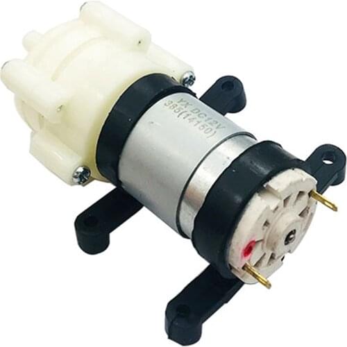 12V DC R385 Mini Aquarium Pump Fish Tank Motor for Diaphragm Pump Water AIR Pump Max Suction 2m