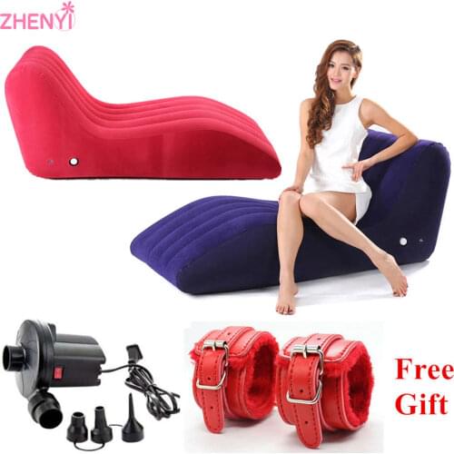 Newest!BDSM Inflatable Sex Sofa Bed Sexual Position Pad Sex Furniture Adult Games Erotic Toys For Couples 18+ Sex Cushions Chair