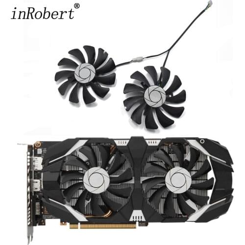New 85MM HA9010H12F-Z 4Pin Cooler Fan Replacement For MSI GTX 1060 6G INNO3D GTX1060 Hurricane GTX 1050 Graphics Card Fans