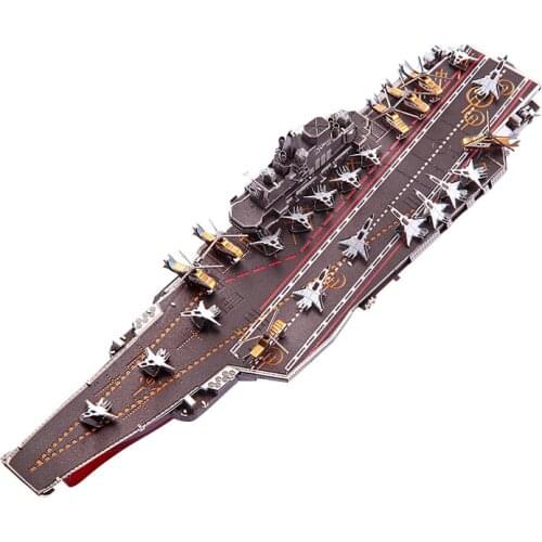 New Arrivals 3D DIY Metal Puzzle Model For PLAN LIAONING CV-16 Adult Kids Educational Collection Manual Toys Gift Hot Sale