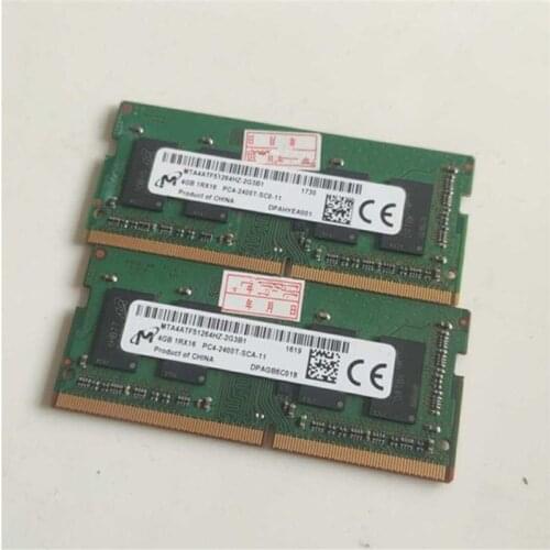 Micron memoria DDR4 RAMs 4GB 1RX16 PC4-2400T-SCO/SCA-11 DDR4 4GB 2400MHz for Laptop memory ram 1PCS