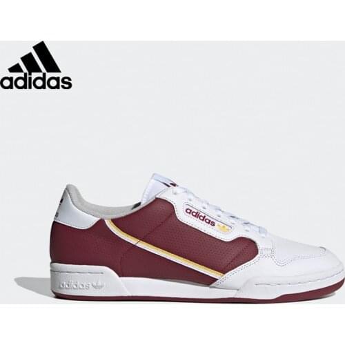 Original Adidas CONTINENTAL 80 Women Claret Sneaker EF5985 Adidas Women 'S Sneaker
