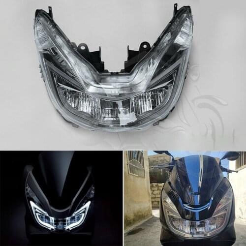 Motorcycle HeadLight Assembly Headlamp Fit for PCX125 PCX150 PCX 125 150 2014-2017 2015 2016