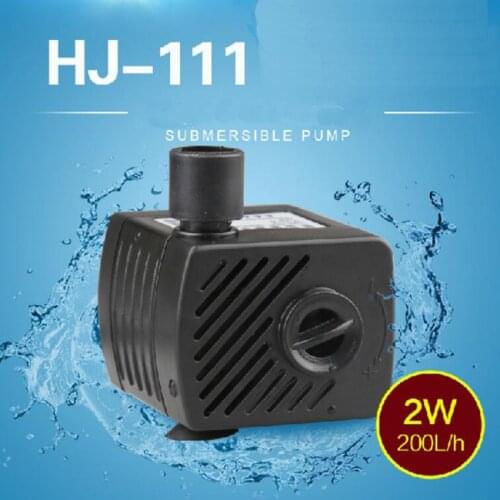 220V Submersible Micro Water Pump Aquarium Fish Tank Pump Five models 200l/h 300l/h