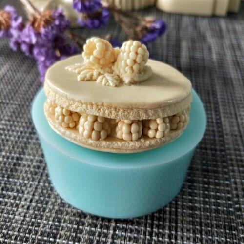QT0156 PRZY Raspberry fruit cake silicone mold soap mould handmade soap making molds candle silicone mold resin clay moulds