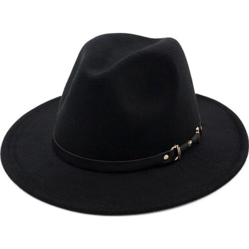 2021 new free shipping Fashion men fedoras womens Fedora Hats summer spring woolen blend cap outdoor casual hat HF66