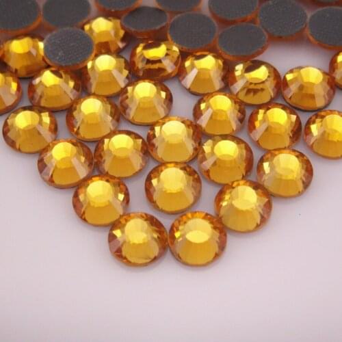 SS6-SS30 DMC Hotfix Rhinestones Flatback All Color All Size Crystal&Stones Iron On Strass For Garment Shoes Wedding Dresses