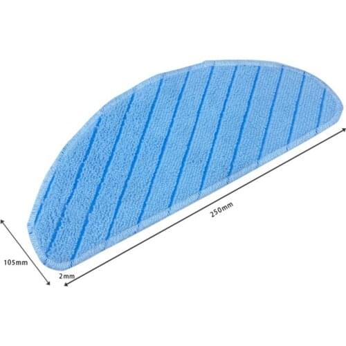 T9 Series Mop Cloths Washable 250*105mm AIVI T9 Cleaning For Ecovacs Deebot T9