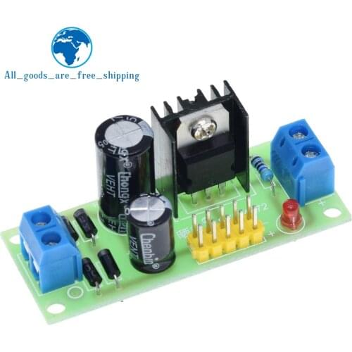 TZT L7805 LM7805 Step Down Converter Board 7.5V-20V To 5V Regulator Buck Power Supply Module For Arduino