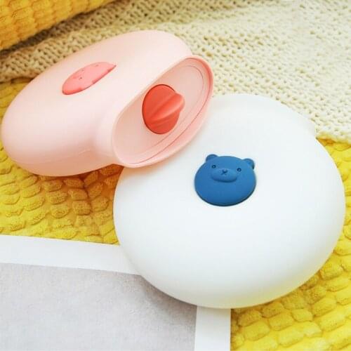 Winter Silicone Cartoon Pig Hot Water Bottle PVC Pressure Relief Therapy Hot Water Bottle Soft And Covering Comfortable Hands To