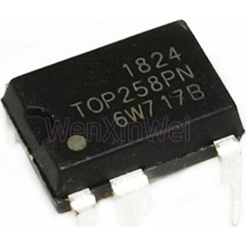 10PCS/LOT TOP258PN DIP-7 TOP258 DIP7 Power Management Chip IC