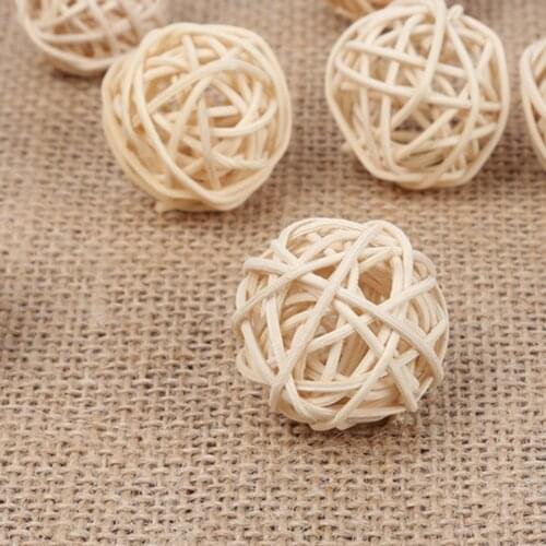 10pcs Rattan Ball Diffuser Fragrance Balls Replacement Stick Rattan Diffusers Modern DIY flavoring for home Oc28