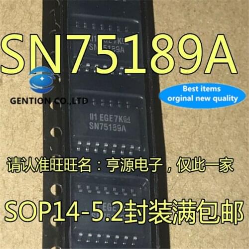 10Pcs SN75189ANSR SN75189A SOP14-5.2MM in stock 100% new and original