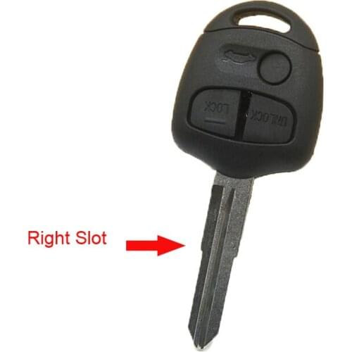 3 Buttons Replacement Remote Key Shell Case For Mitsubishi Lancer EX ASX Outlander Car key Blank 10PCS/lot