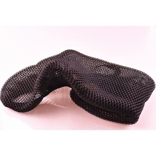 3D Motorcycle Electric Bike Breathable Net Seat Cover Protector Cushion Black