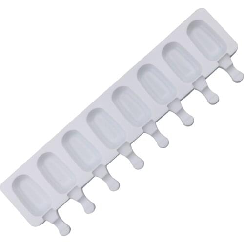 4/8 Hole Silicone Ice Cream Forms Popsicle Molds DIY Homemade Dessert Freezer Fruit Juice Ice Cube Maker Mould