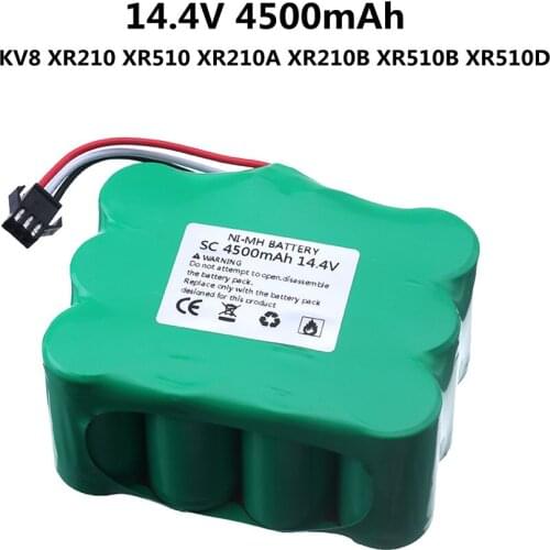 14.4V 4500mAh Ni-MH Vacuum Cleaner battery for KV8 Cleanna XR210 XR510 series XR210A XR210B XR210C XR510A XR510B XR510C XR510D