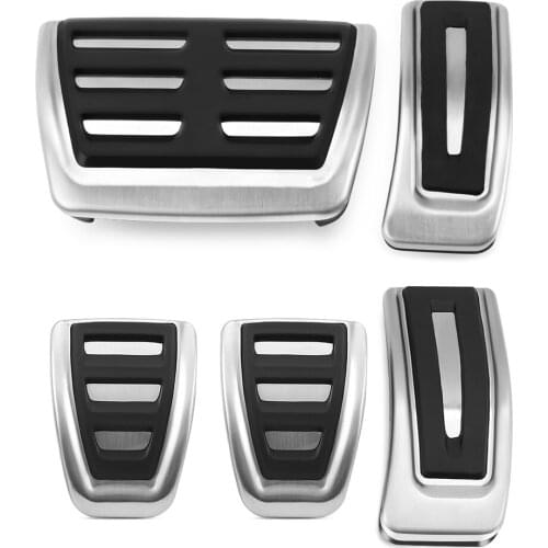 Car-styling Brake Accelerator Fuel Pedals Pad Case For Audi A1 A4 B8 B9 A5 S5 A6 A7 A8 Q5 SQ5 Q7 8R LHD Car Accessories