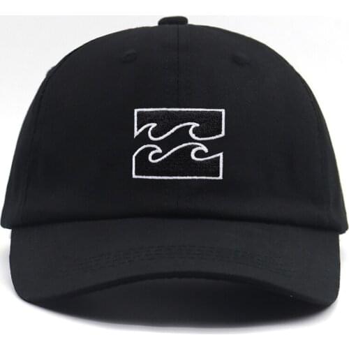 New sports caps unisex fashion ocean wave surfing baseball cap embroidery plain black hip hop dad hat snapback high quality