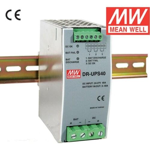 MEAN WELL original DR-UPS40 24V 40A meanwell 21-29V 0-40A Power Supply Redundancy Module Battery controller
