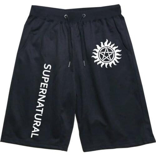 New Summer Fashion Casual Sweat Breathable Pants Supernatural Mens Women Cotton Sports Short Pants Jogger Jogging Short Pants