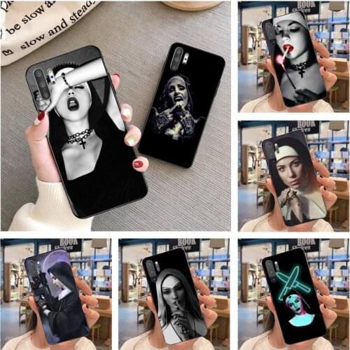 Sister Nun Girl Smoking Phone Case For Samsung Galaxy Note20 ultra 7 8 9 10 Plus lite Samsung M21 M31 M30S M51