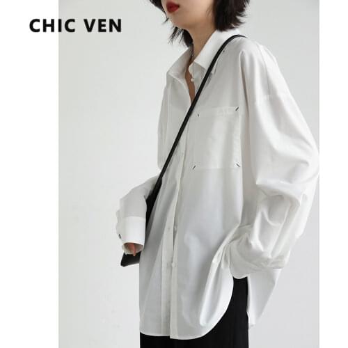 Женские рубашки с длинным рукавом CHIC VEN China At AliExpress