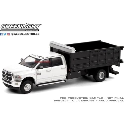 GreenLight 1:64 2018 Ram 3500 Dually Landscaper limited Collection diecast simulation model car toys