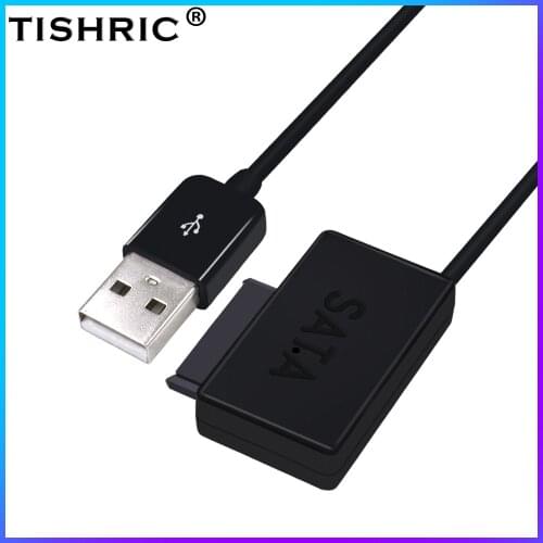 TISHRIC Usb 2.0 To Hdd Sata Cable 13Pin Usb Sata Adapter Applies To Laptop SATA Drive Dedicated Hard Drive Disk Optical Drive