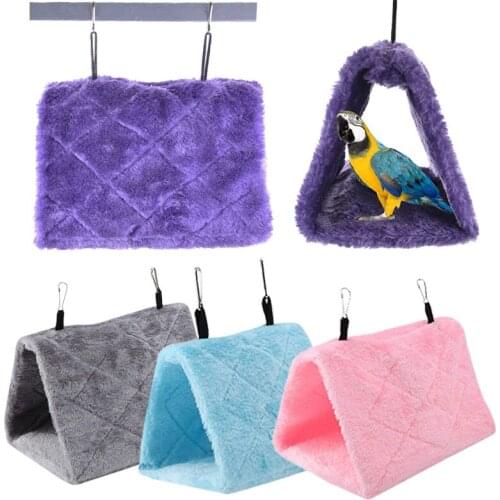 Colorful Small Pet Cage Hamster Household Mini Animal Cage Pet Swing Ferret Rat Squirrel Hammock Hanging Bed Winter Warm Nest