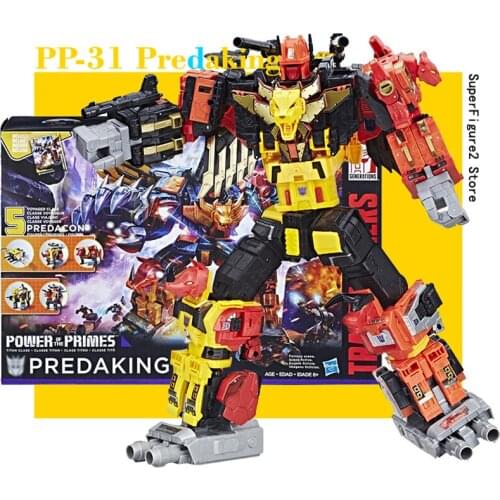 NEW HZB G1 TRANSFORMATION TOY POWER OF THE PRIMES TITANS CLASS PREDAKING PP-31