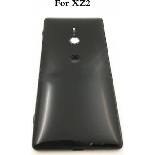 Original New For Sony Xperia XZ2 Glass Back Battery Cover Rear Door Housing Case Repair Parts