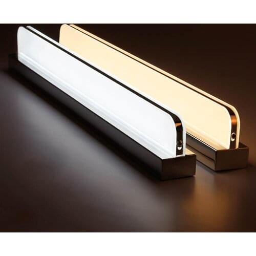 220V Plug In Walll Mounted Mirror Headlamp LED Backlight Fog Waterproof Bathroom Toilet Vanity Spot Lighting Nordic Cabinet Lamp