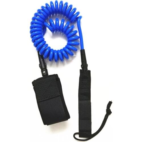 Surf Sup 7ft 7mm Ankle Leash Surfing Elastic Coiled Stand UP Paddle Board Leg Rope Surfboard Ankle Leash