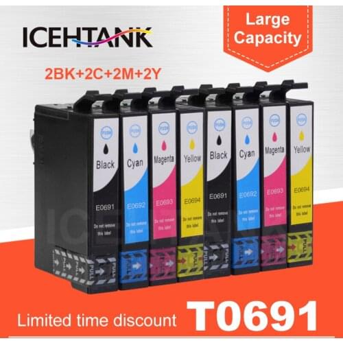 T069 T0691 Ink Cartridge For Epson Stylus N10 N11 NX100 NX105 NX110 NX115 NX200 NX215 NX300 NX400 NX415 NX510 NX515 Printer