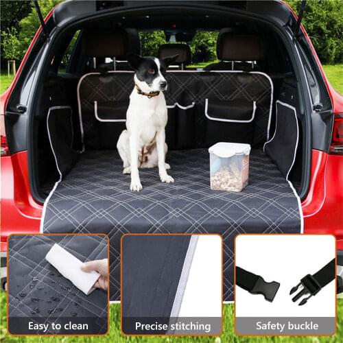 Car Boot Protector for Dog Universal Waterproof Scratch-Resistant Nonslip Car Boot Dog Blanket with Side Protection Robust