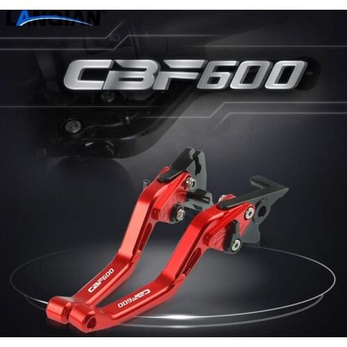 For Honda CBF600 Motorcycle Parts Short Aluminum Adjustable Brake Clutch Levers CBF 600 SA CBF600 SA 2006 2007 Accessories