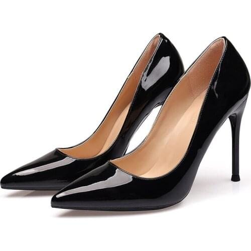 2021 6cm 8cm 10cm Women Office High heels Ladies Pumps Sexy Womans Party Heels Shoes Pointed-toe Dress Heels Women Wedding Shoe