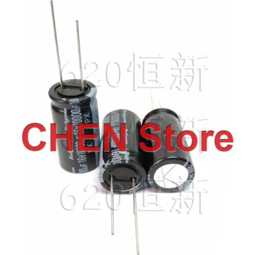 10pcs/50pcs Rubycon PX 10000UF 16V 16X31.5mm electrolytic capacitor of Japan 105 degrees 16V10000UF 1000-2000 hours