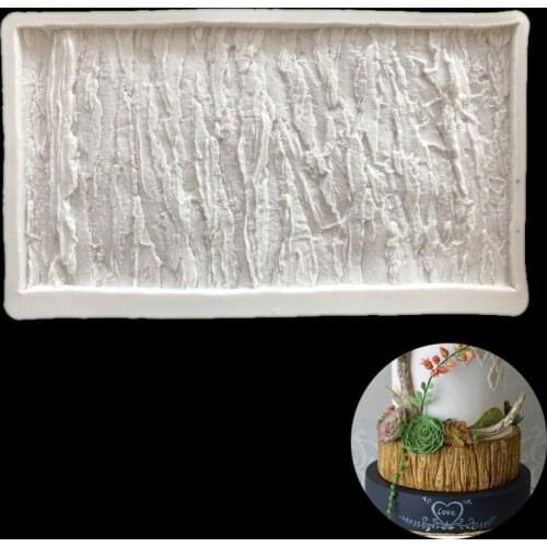 20*11.5*1.1CM DIY Sugar Craft Cake Bark Petal Cake Silicone Mold Fondant Mold Cake Decorating Tools Gum Paste Mold