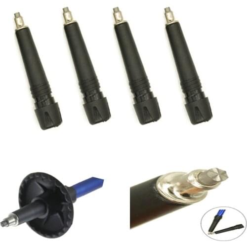 4Pcs Tungsten Carbide walk stickal penstock outdoor tip Trekking pole nordic cane climb replacement