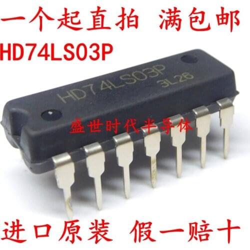5/PCS NEW Direct Plug Hd74ls03p Dip-14 Sn74ls03n Four 2 Input and Non-Gate Brand New Original