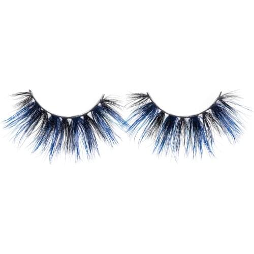 Colored Eyelash Extension 25mm Mink Lashes Wholesale Lash Vendors Mink Eyelashes Bulk Maquillaje Custom Lashbox Packaging