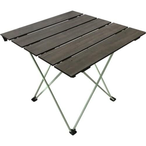 Wood Large Size Folding Camping Picnic Table Indoor swings occupy, car trunk etc places fits snugly