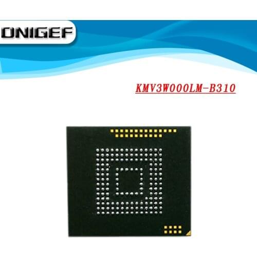 DNIGEF (1piece)100% NEW For Samsung Note 2 N7100 eMMC nand flash memory chip IC programmed with firmware KMV3W000LM-B310