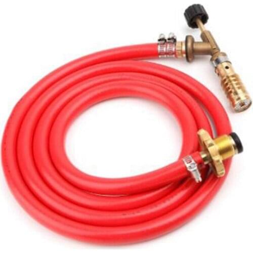 Gas Self Ignition Turbo Torch with Hose Solder Propane Welding for Plumbing Air Conditioning