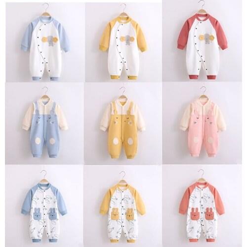 Newborn Baby Girl Clothes Baby Boy Jumpsuit Cotton Bodysuit Kids Rompers Cartoon Cute Costume Overalls Body Bebé Ropa De Bebe